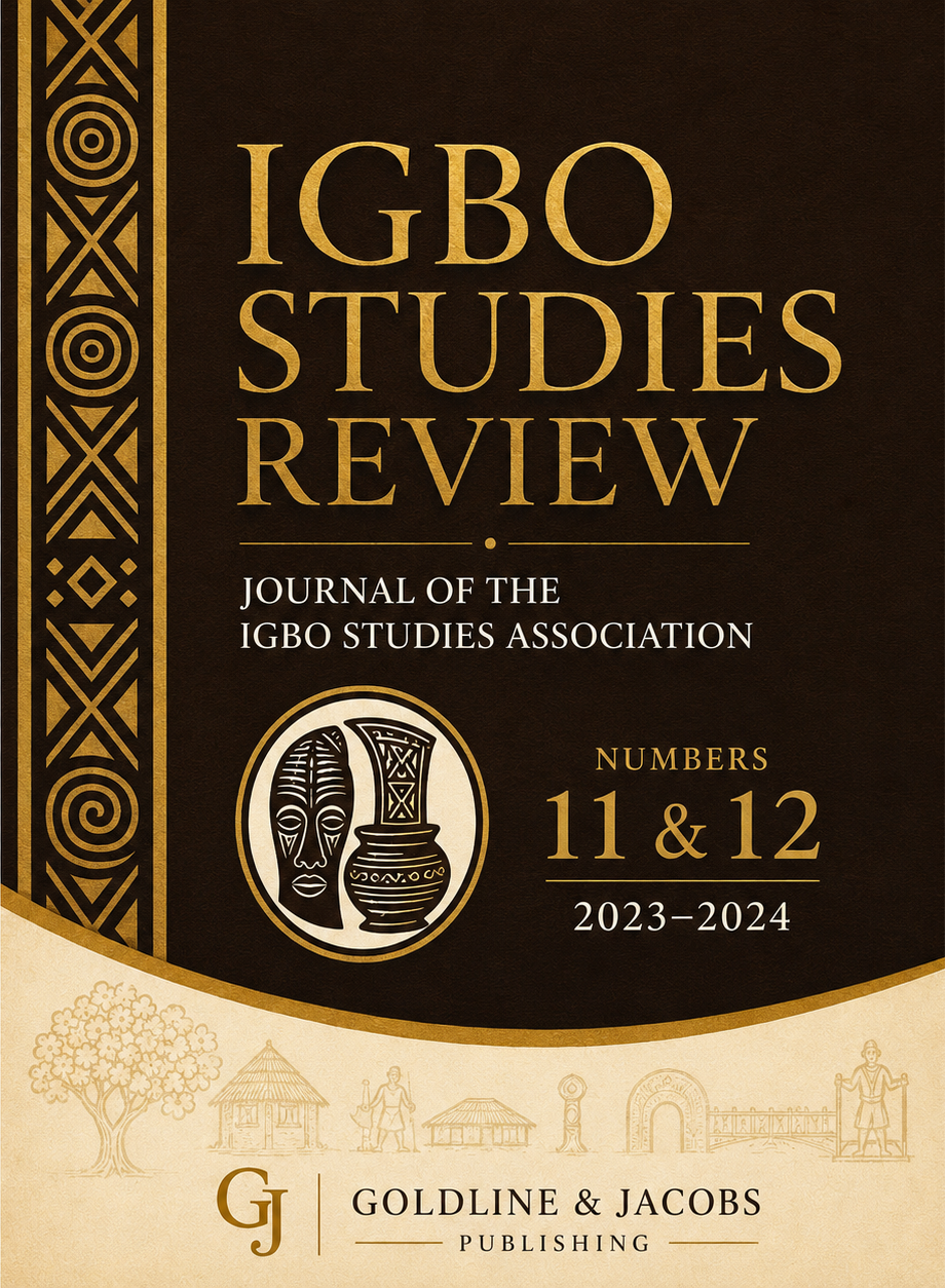 Igbo Studies Review, No 11-12